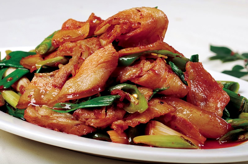 Double-cooked Pork Slices