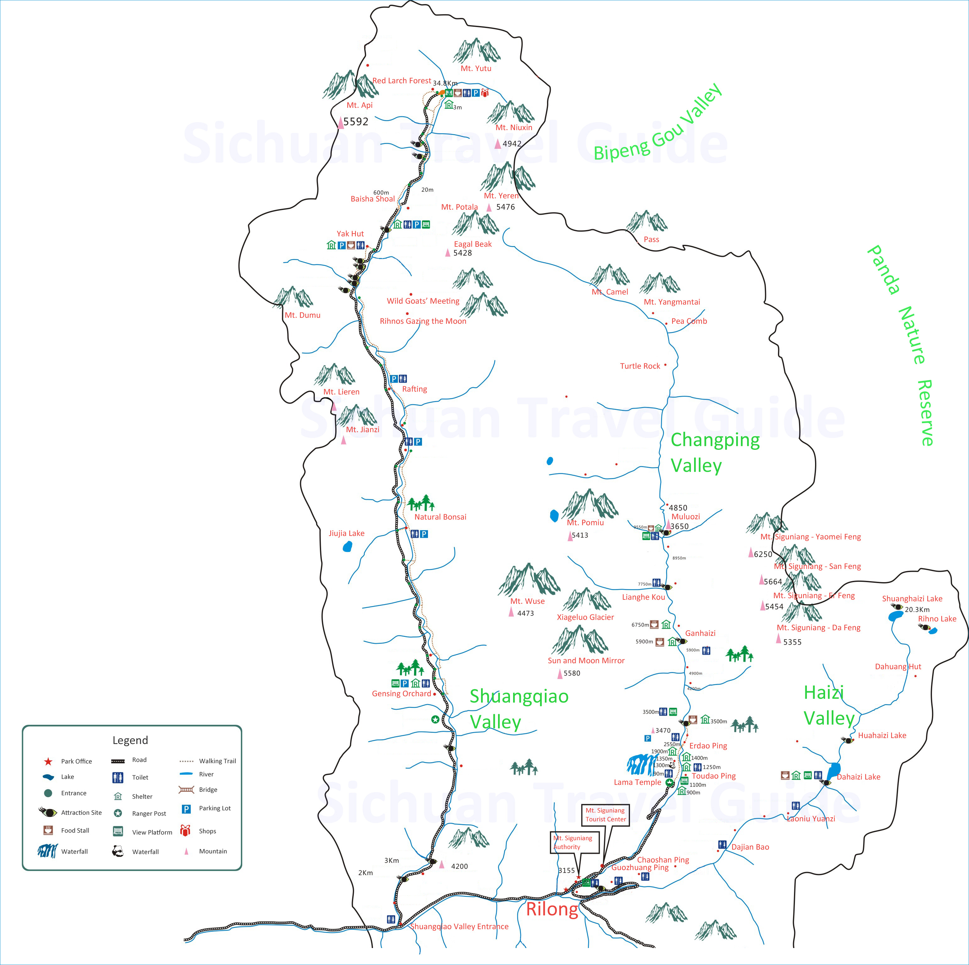 Mt. Siguniang - Shuangqiao Valley